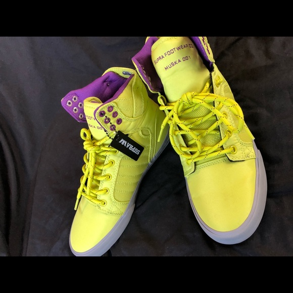 supra skytop yellow peeps